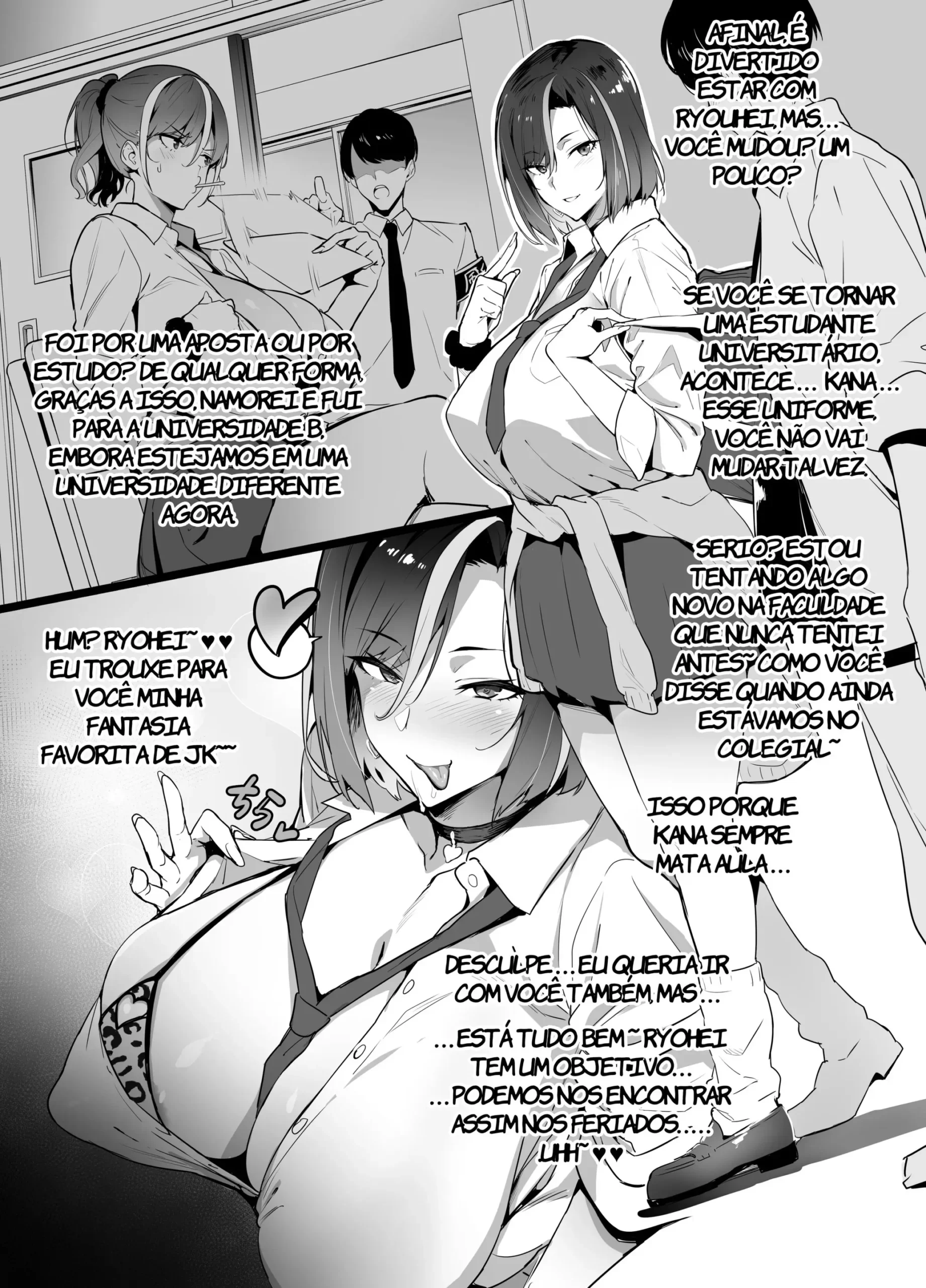 Gal X OtaCir NTR [Português] - Hentai da Tia