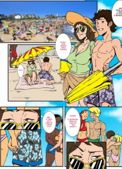 [Aarokira] Na Paraia Com A Mamãe - Foto 4