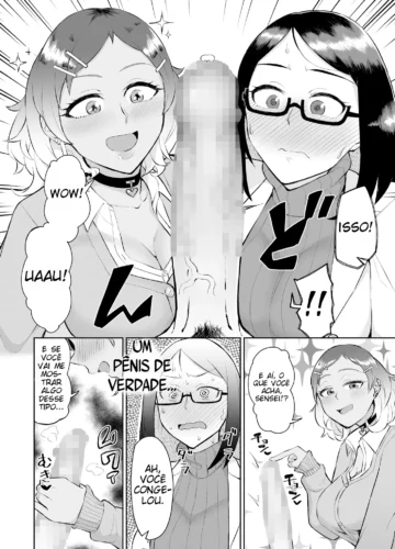 [Akutenkou] Bitch Gal to Shojo Sensei ni Hokenshitsu de Shiboritorareru. | Sendo Espremido Na Enfermaria Por Uma Gyaru E Uma Enfermeira Virgem - Foto 7