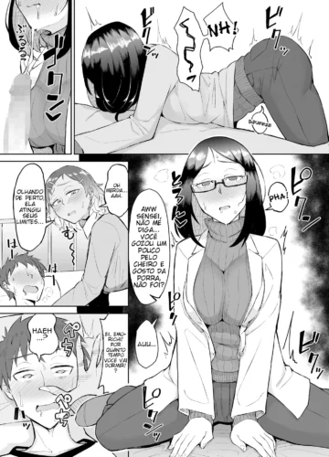[Akutenkou] Bitch Gal to Shojo Sensei ni Hokenshitsu de Shiboritorareru. | Sendo Espremido Na Enfermaria Por Uma Gyaru E Uma Enfermeira Virgem - Foto 12