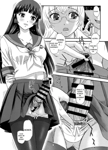 [Dulce-Q] Futanari nanode Gakkou Seikatsu ga Fuan desu 4 | A Vida Escolar De Uma Futanari IV - Foto 9