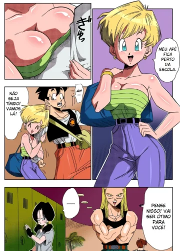 [Yamamoto] LOVE TRIANGLE Z - Gohan, Erasa to Deau (Dragon Ball Z) - Foto 4