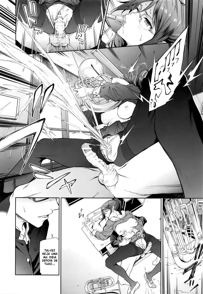 [Endo Yoshiki] Uma História Sobre Fazendo Coisas Cruéis com a Senpai (Hibike! Euphonium) - Foto 15