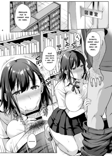 [Ame Arare] Toshoshitsu No Kanojo 2 ~Seiso Na Kimi Ga Ochiru Made~ - Foto 5
