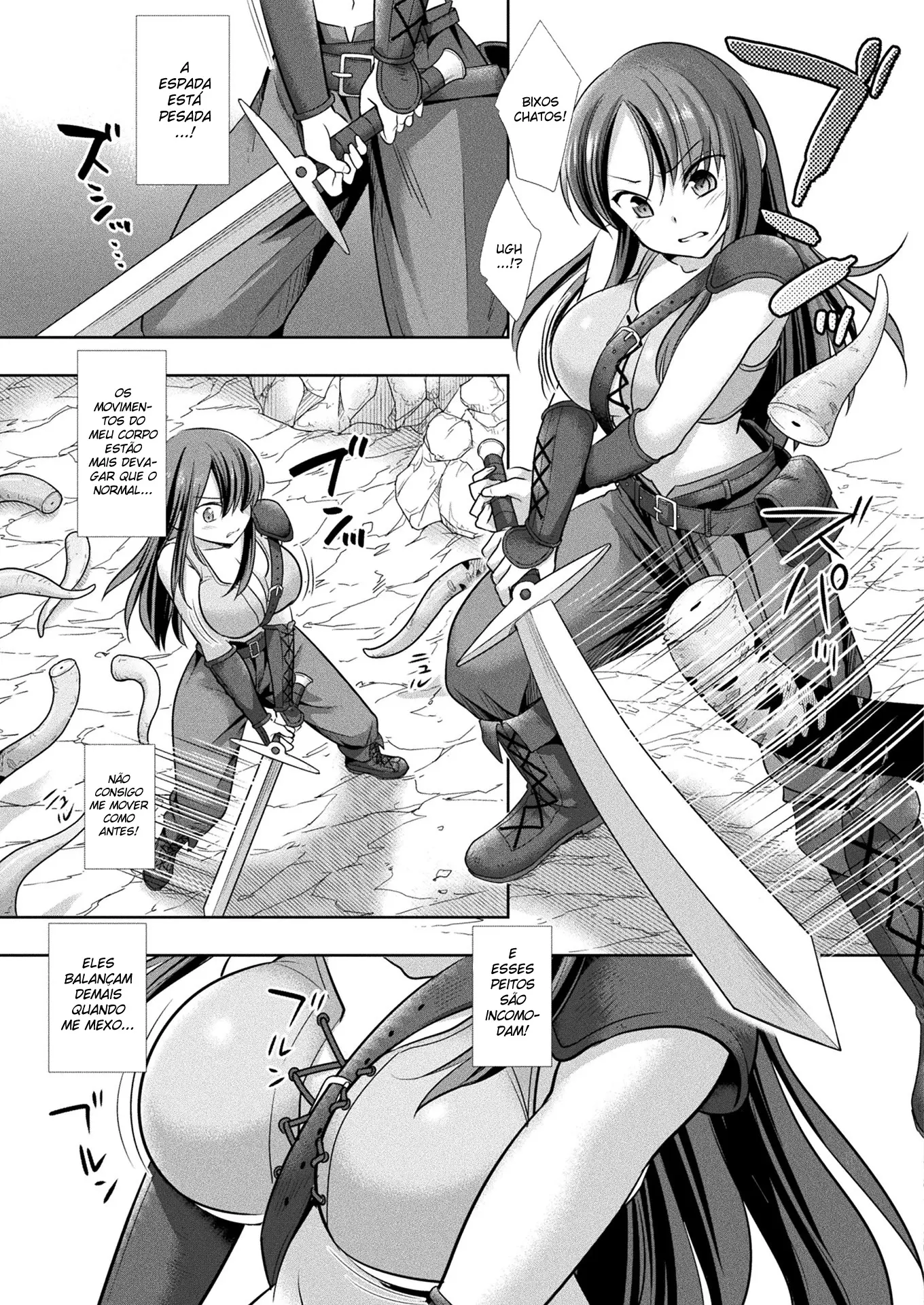 [Nagiyamasugi] Nyotaika No Wana Ni Ochiru Mahou Kenshi - Foto 3