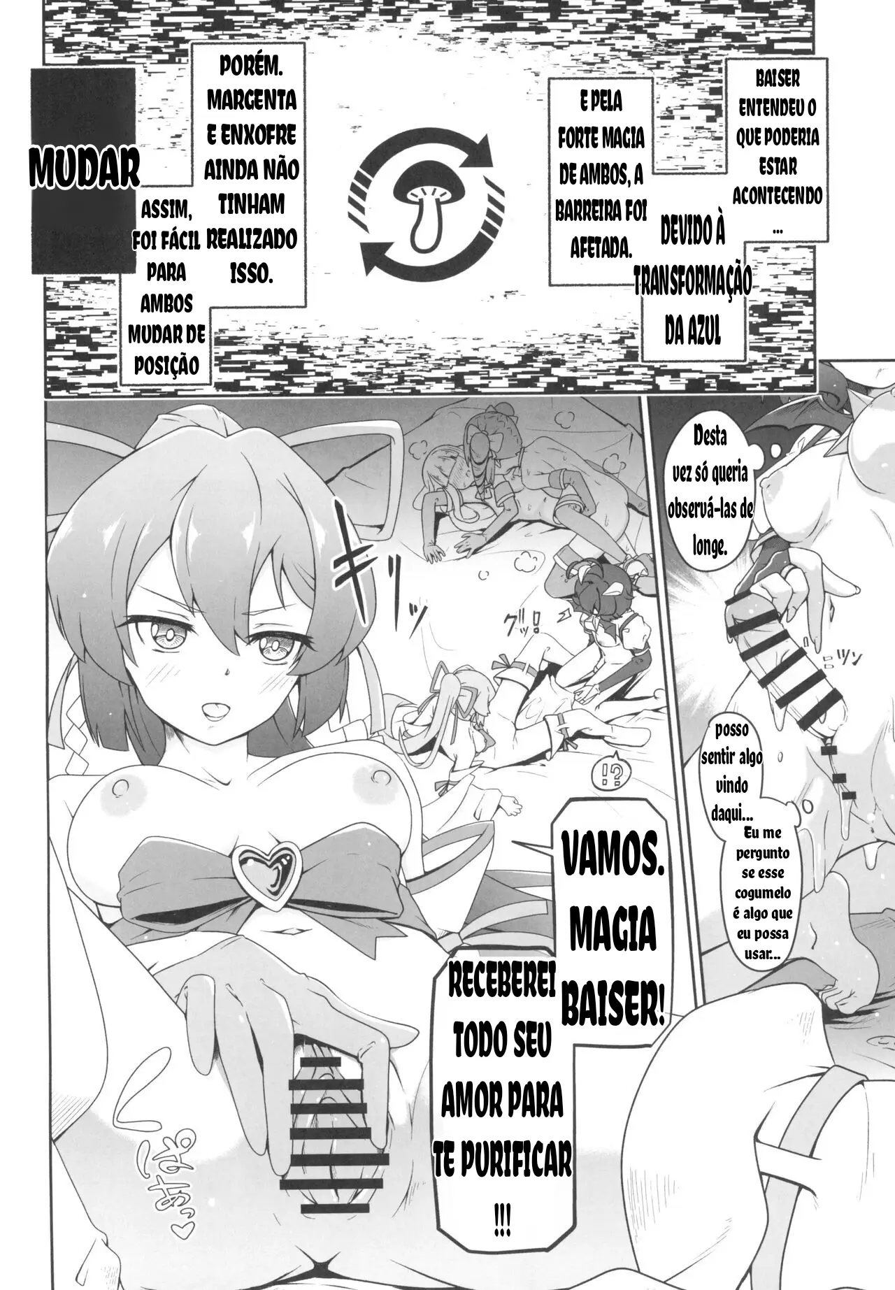 [Midorinocha] Kaishaku Chigai Ni Akogarete (Mahou Shoujo ni Akogarete) - Foto 18