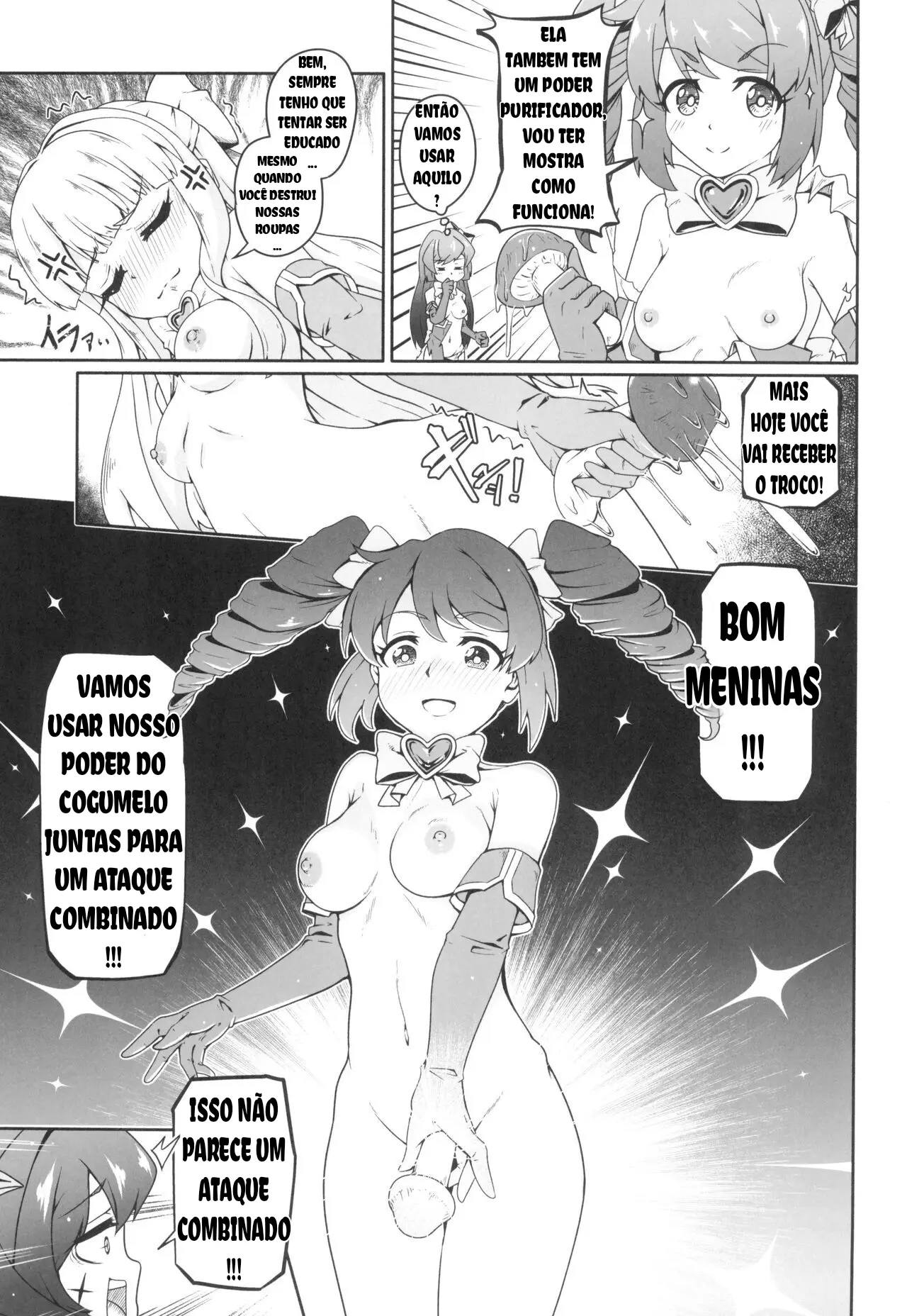 [Midorinocha] Kaishaku Chigai Ni Akogarete (Mahou Shoujo ni Akogarete) - Foto 9