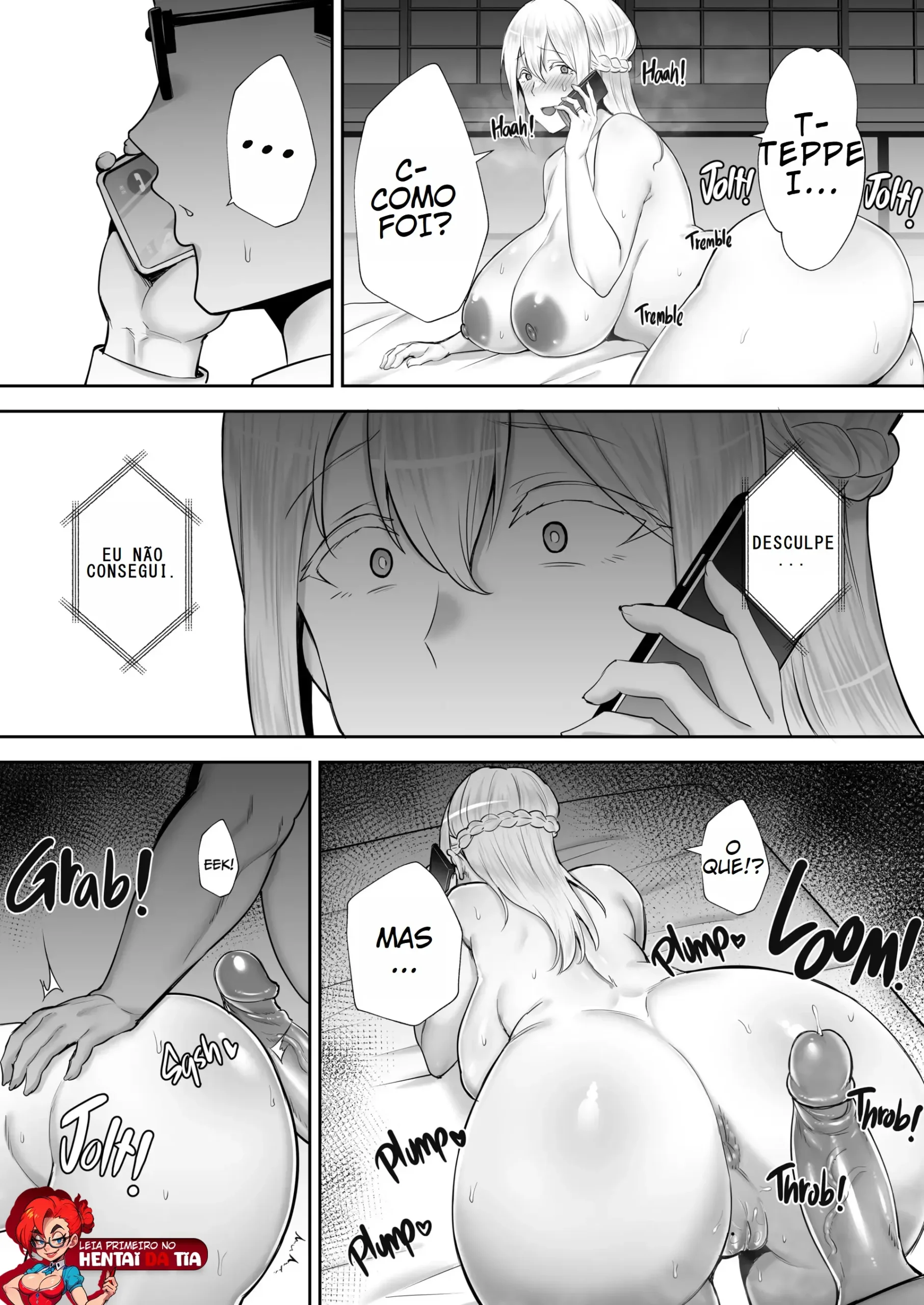 Imagem 66 de 82 - [Gagarin Kichi] Cuckolded Busty Blonde Wife Elena (Sem Censura) - Manga Hentai