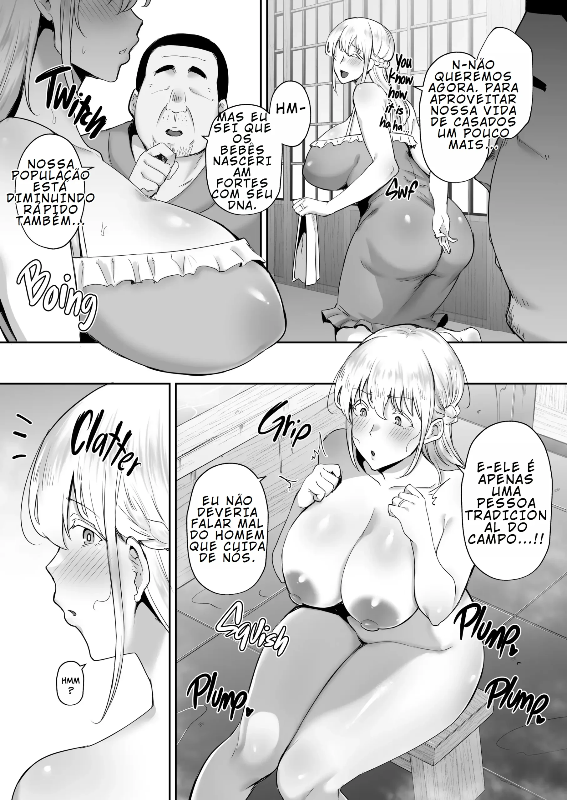 Imagem 8 de 82 - [Gagarin Kichi] Cuckolded Busty Blonde Wife Elena (Sem Censura) - Manga Hentai