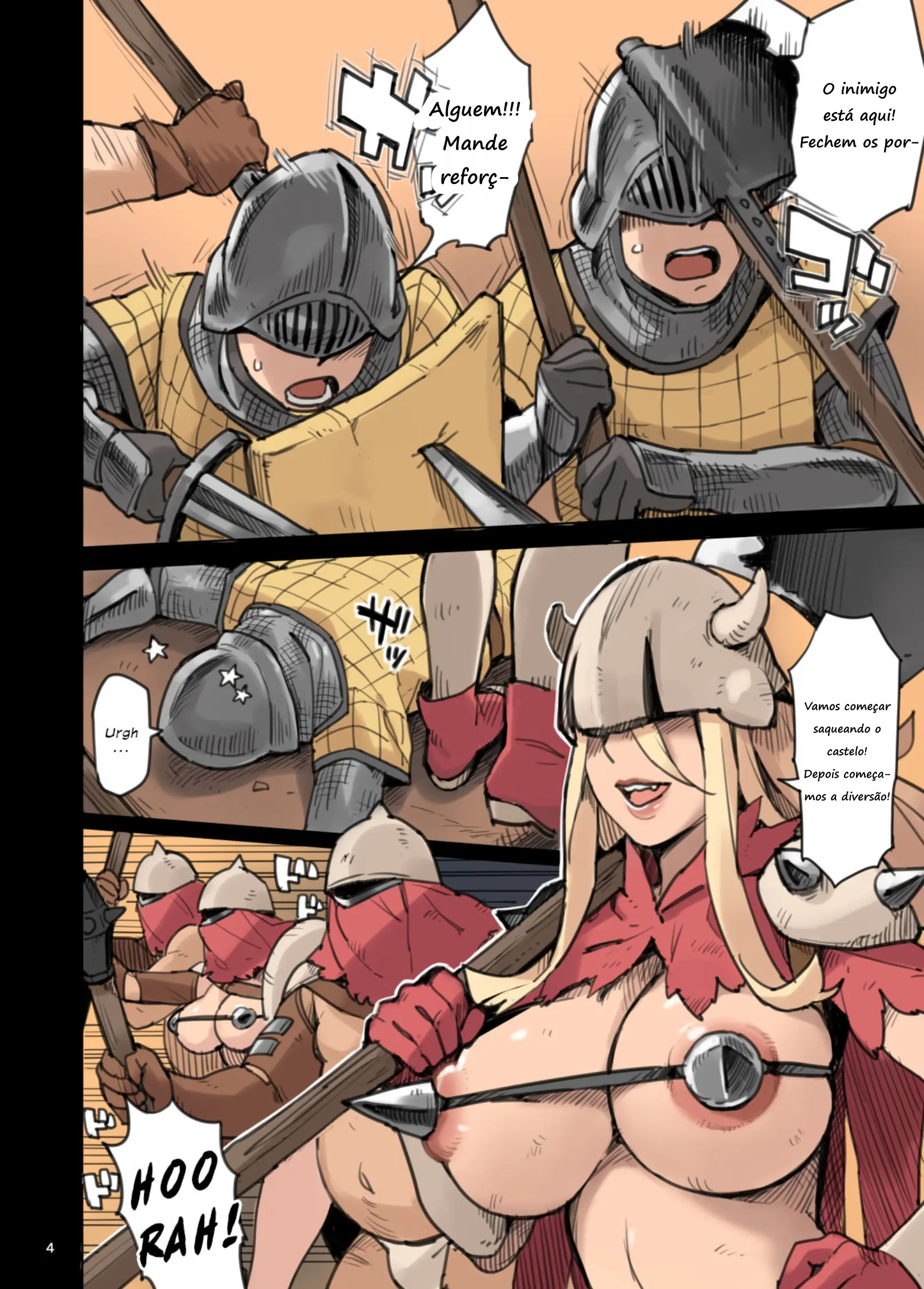 Imagem 4 de 35 - [Irotenya] Shinryaku no Wild Ecchi Teikoku!! -Inran Dasshutsu Hen- - Manga Hentai