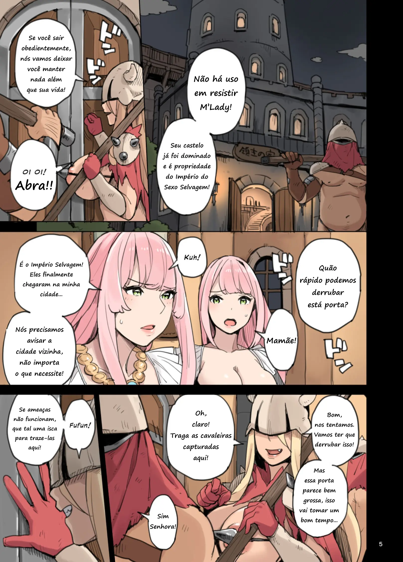 Imagem 5 de 35 - [Irotenya] Shinryaku no Wild Ecchi Teikoku!! -Inran Dasshutsu Hen- - Manga Hentai