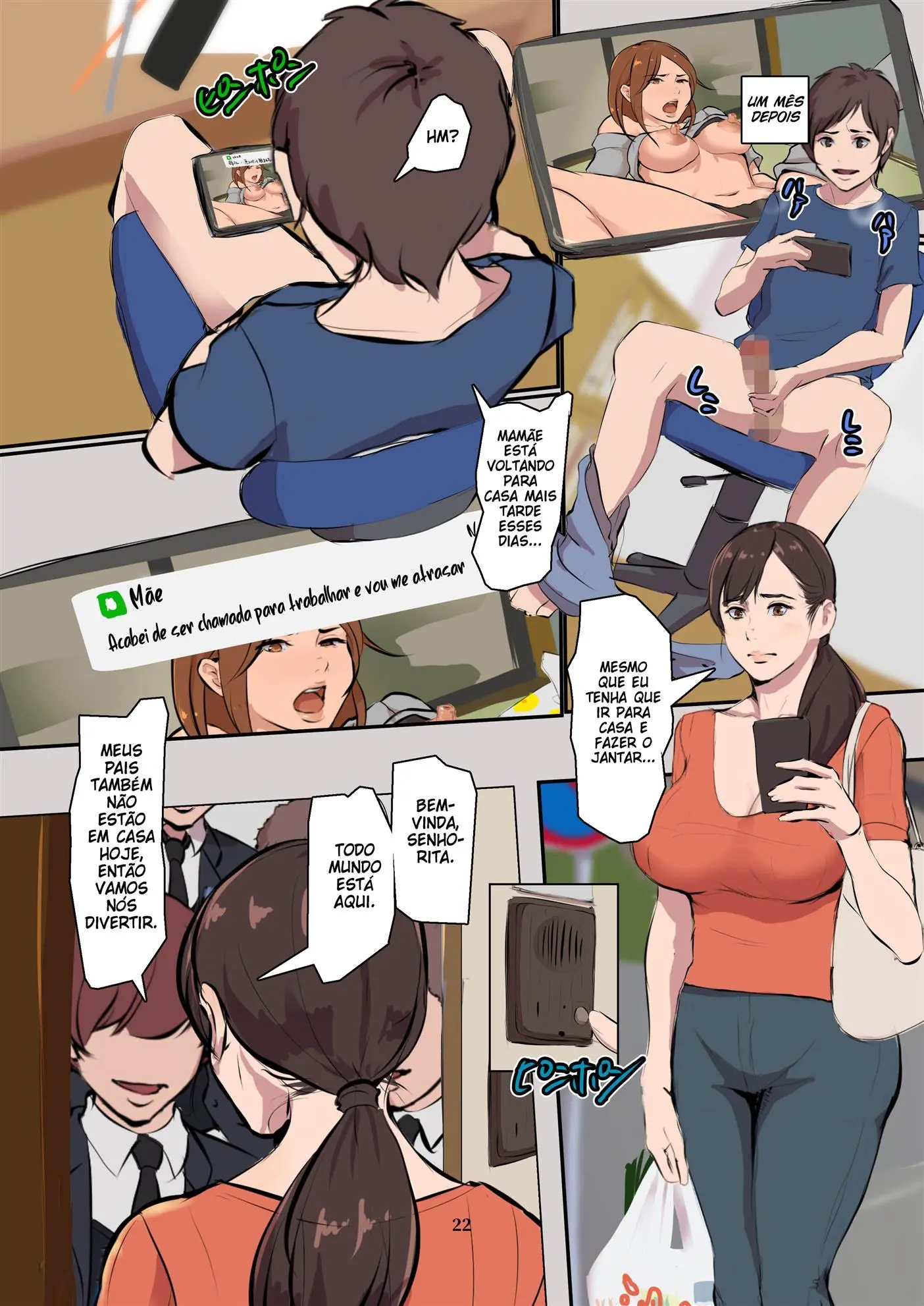 Imagem 21 de 65 - [Yojouhan Shobou] Mama Karibu - Manga Hentai