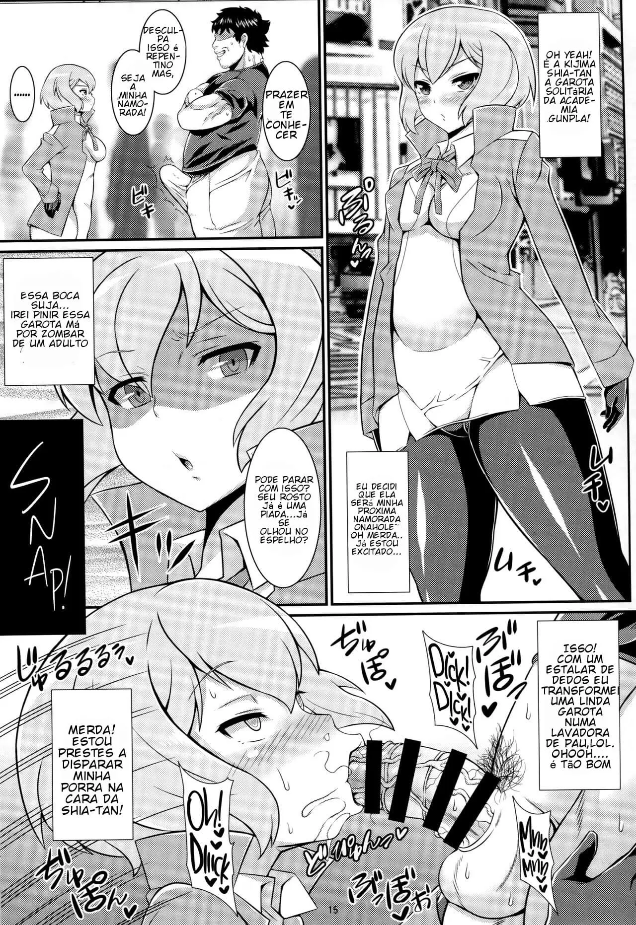 Imagem 14 de 18 - [Dorachefu] Senpai no Ero Ana (Gundam Build Fighters Try) - Manga Hentai