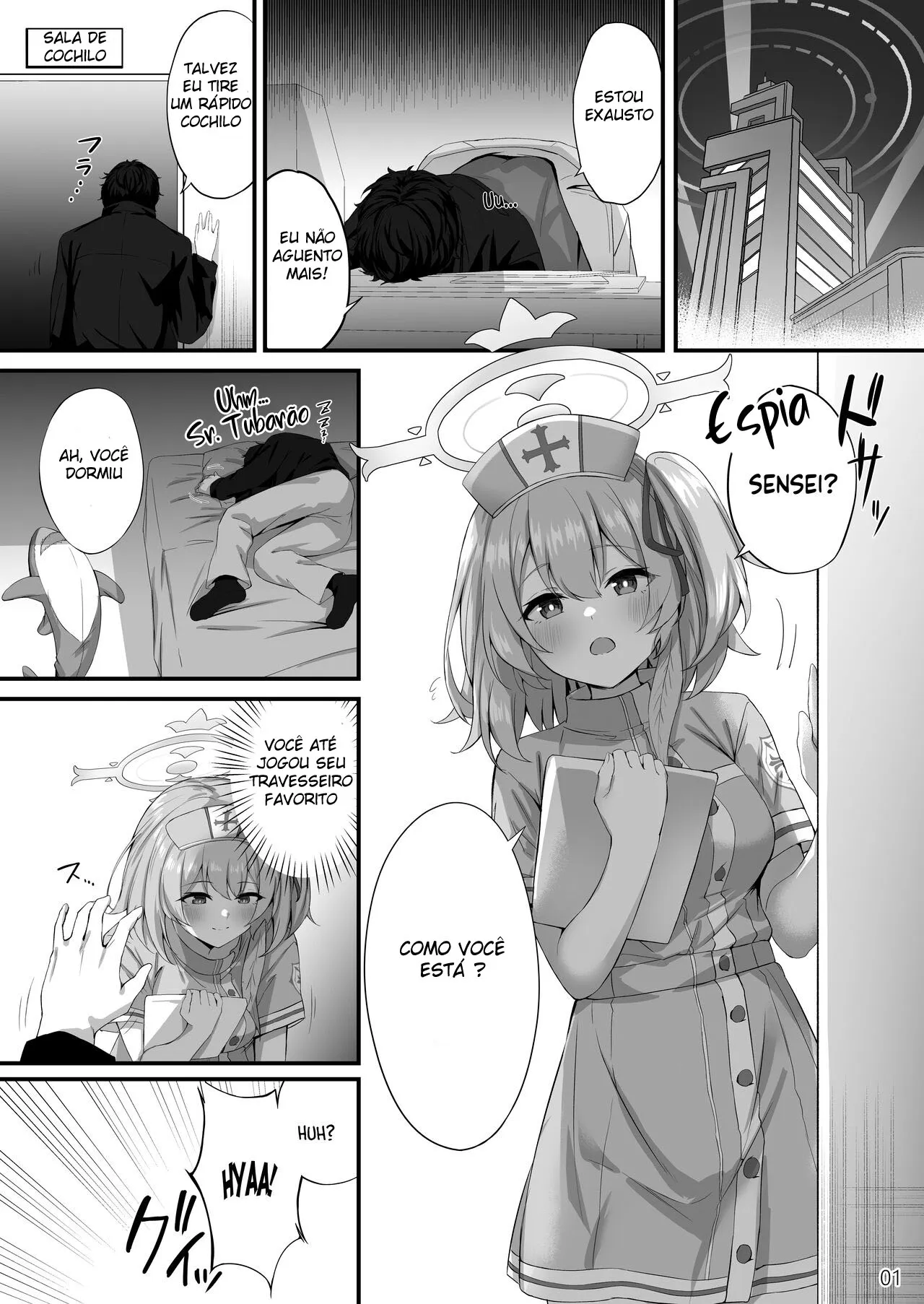Imagem 2 de 22 - [Mary-san] Sensei, Okagen Dou desu ka? (Blue Archive) - Manga Hentai
