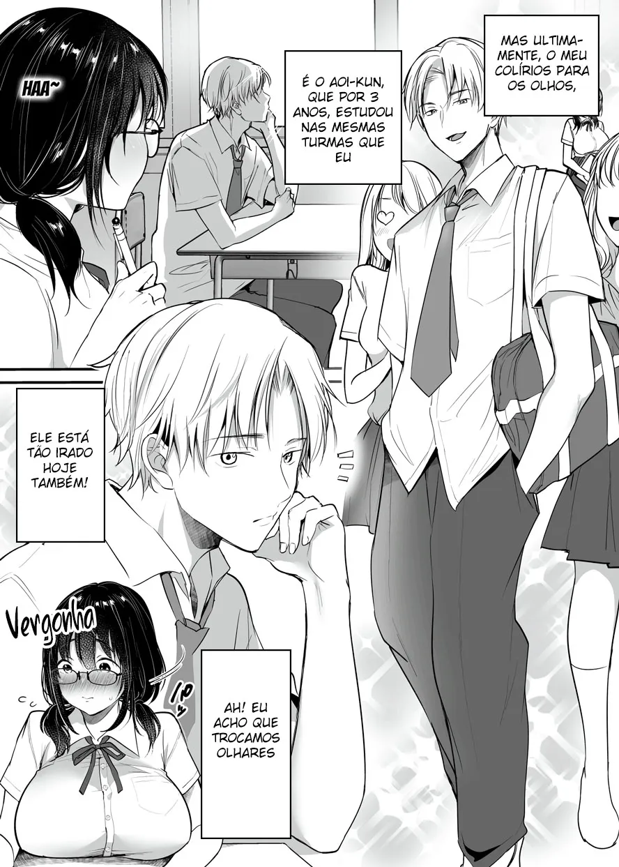 Imagem 4 de 58 - [Misaoka] Kareshi-mochi Jimi-ko no Koukishin 〜 Damenano ni… Ikemen Kara no Sasoi wa Kotowarenai 〜 - Manga Hentai
