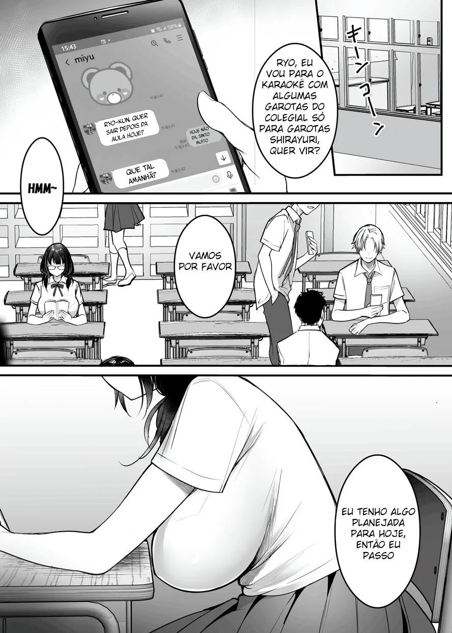 Imagem 5 de 58 - [Misaoka] Kareshi-mochi Jimi-ko no Koukishin 〜 Damenano ni… Ikemen Kara no Sasoi wa Kotowarenai 〜 - Manga Hentai