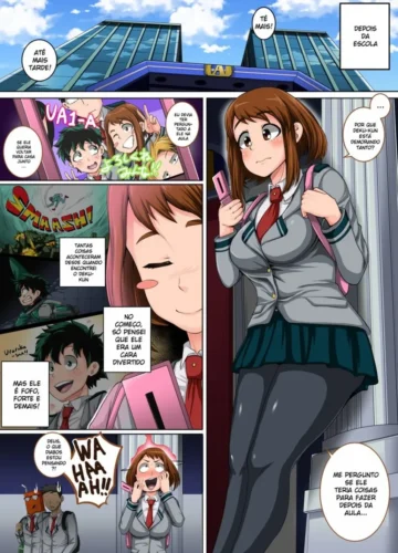 [Juna Juna Juice] Boku no Harem Academia 3-wa Ochako Hen Arata na SEX Friend (Boku no Hero Academia) - Foto 3