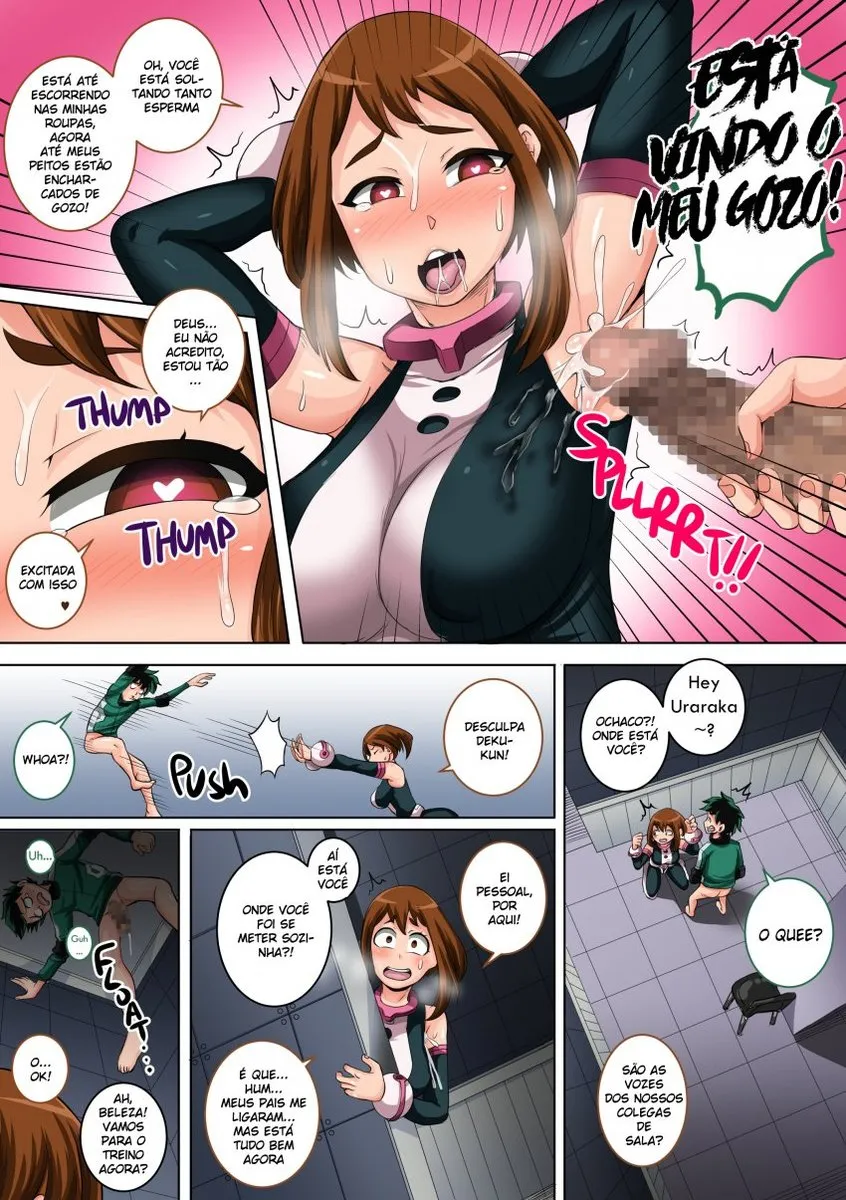 Imagem 30 de 57 - [Juna Juna Juice] Boku no Harem Academia 3-wa Ochako Hen Arata na SEX Friend (Boku no Hero Academia) - Manga Hentai