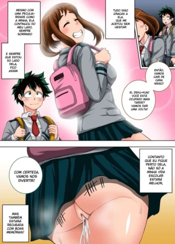 [Juna Juna Juice] Boku no Harem Academia 3-wa Ochako Hen Arata na SEX Friend (Boku no Hero Academia) - Foto 53