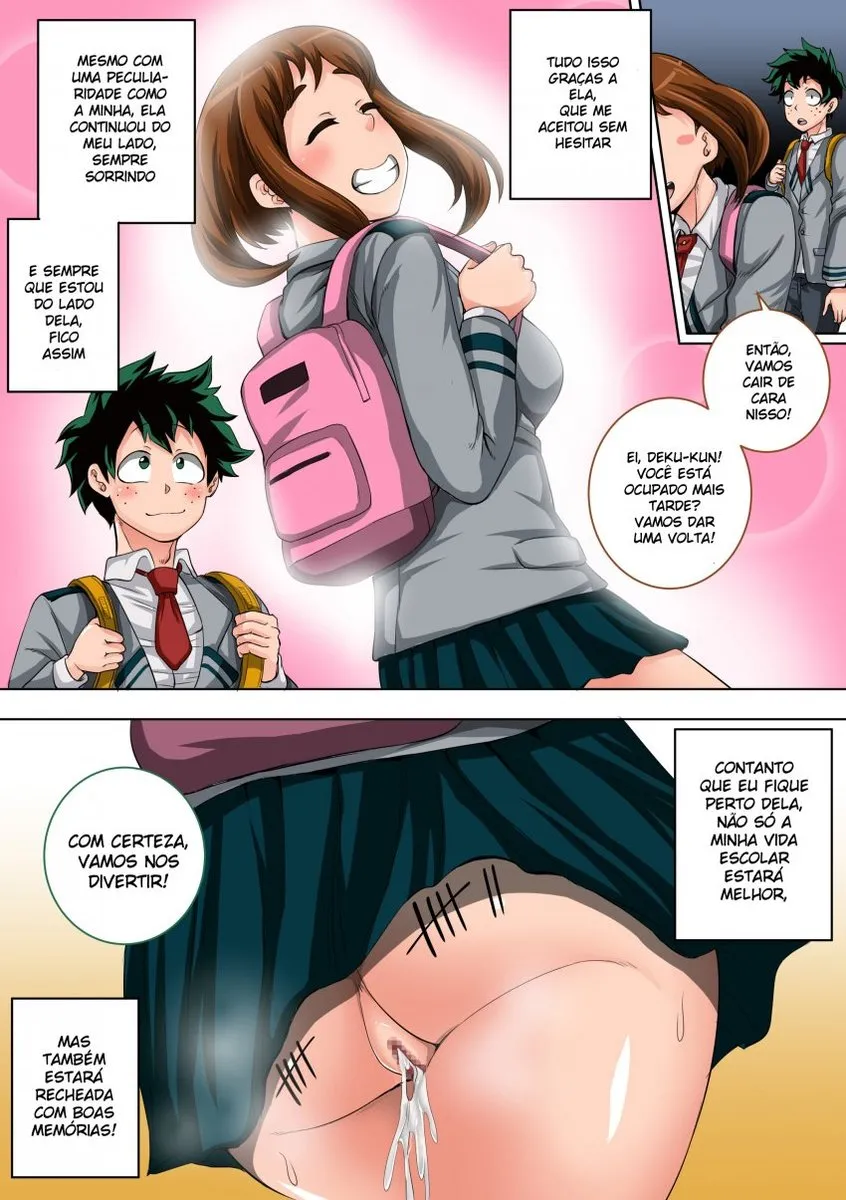 Imagem 53 de 57 - [Juna Juna Juice] Boku no Harem Academia 3-wa Ochako Hen Arata na SEX Friend (Boku no Hero Academia) - Manga Hentai