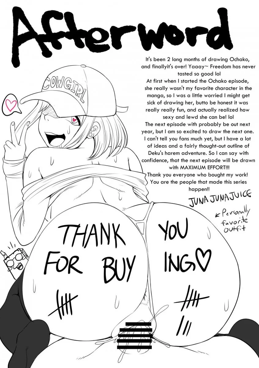 Imagem 57 de 57 - [Juna Juna Juice] Boku no Harem Academia 3-wa Ochako Hen Arata na SEX Friend (Boku no Hero Academia) - Manga Hentai