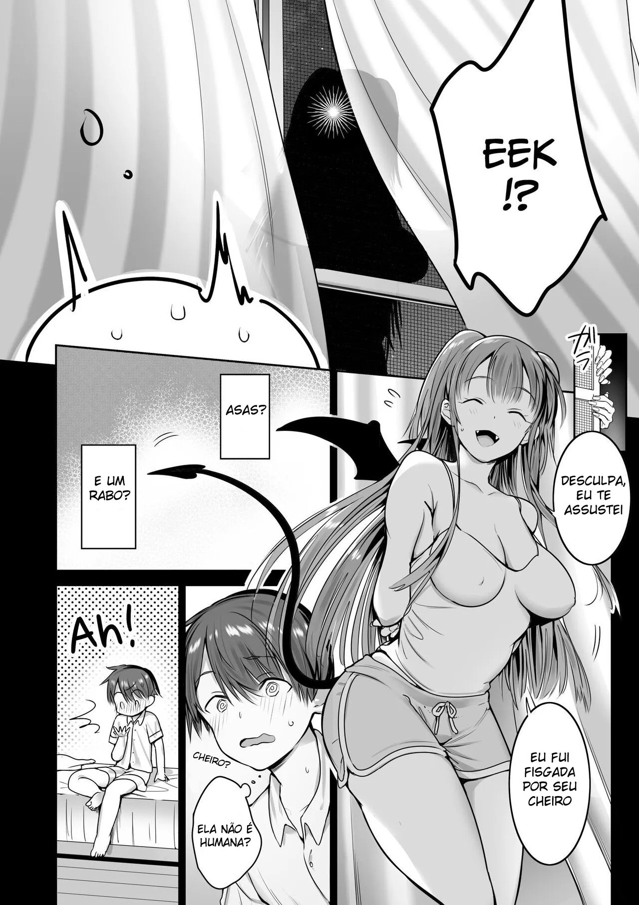 Imagem 6 de 31 - [Caffeine Chuudoku] Boku no Ie ni wa Succubus ga Kuru - Manga Hentai