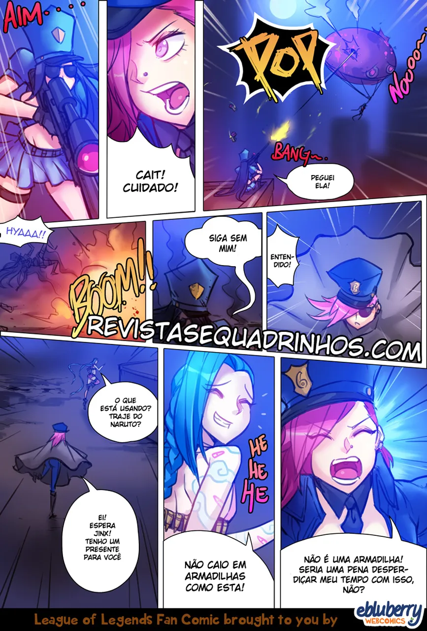 Imagem 11 de 25 - [Ebluberry] Jinx x VI x Jinx 1 (League of Legends) - Manga Hentai