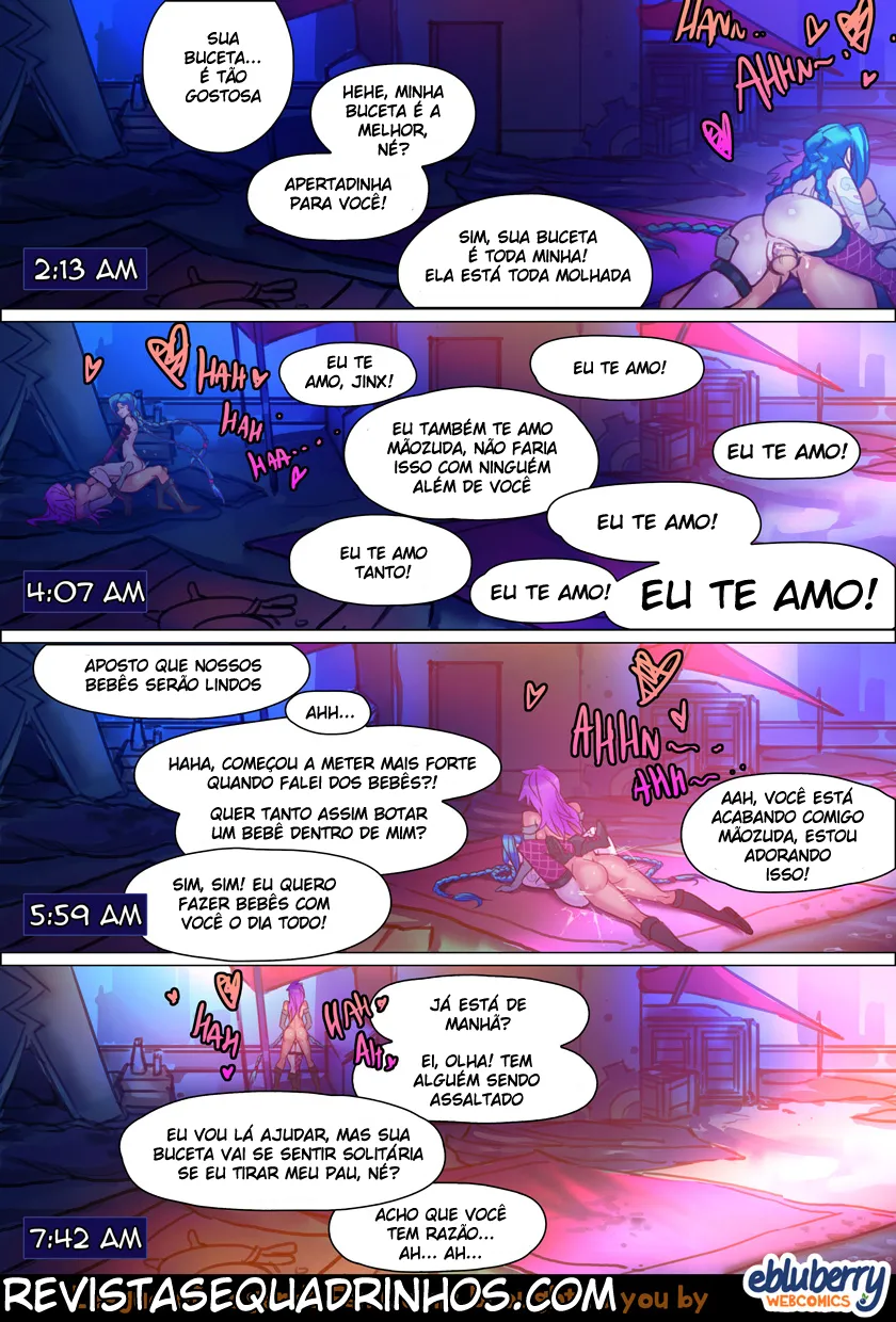 Imagem 19 de 25 - [Ebluberry] Jinx x VI x Jinx 1 (League of Legends) - Manga Hentai