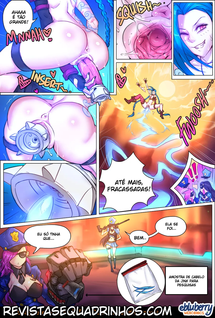 Imagem 3 de 25 - [Ebluberry] Jinx x VI x Jinx 1 (League of Legends) - Manga Hentai