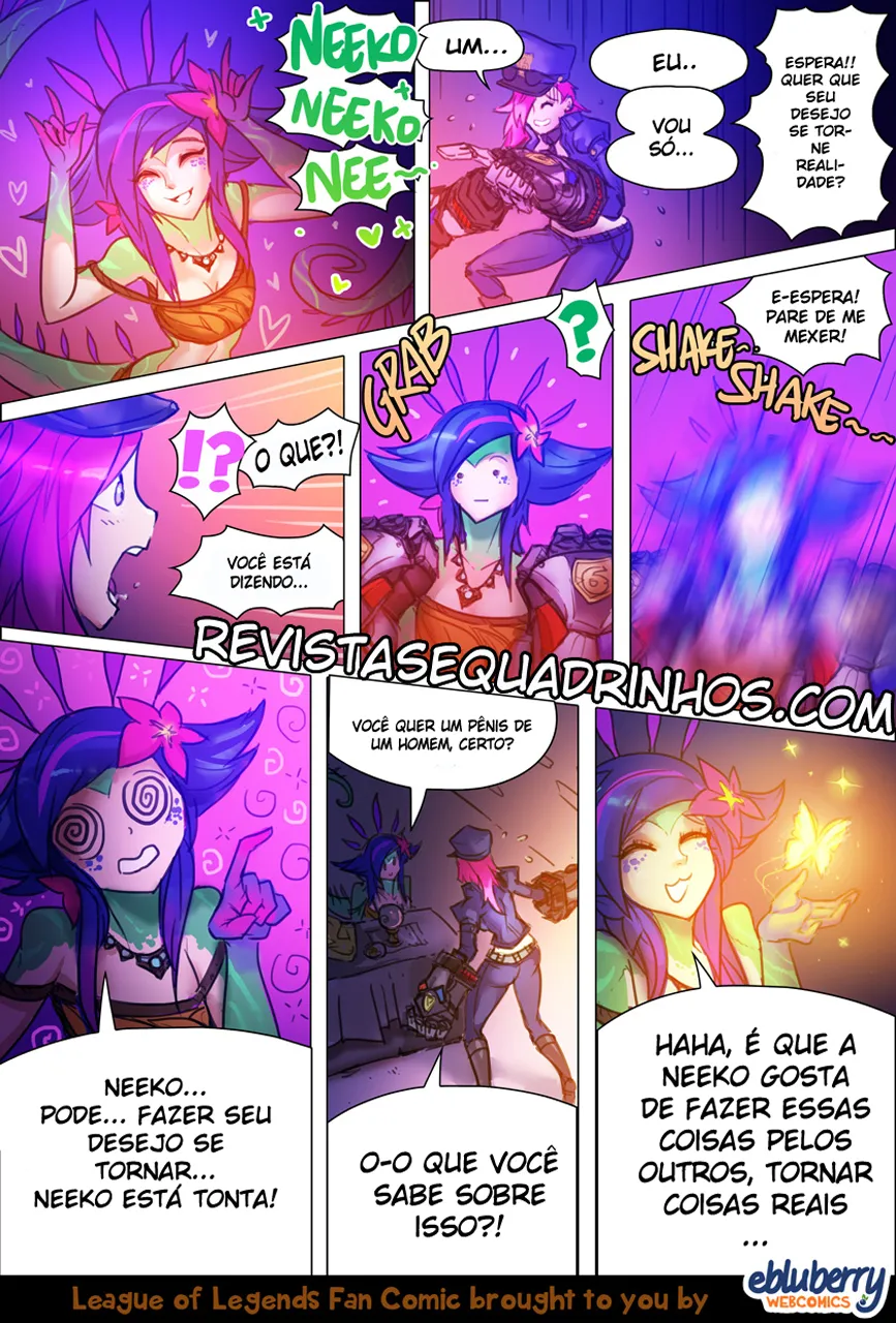 Imagem 8 de 25 - [Ebluberry] Jinx x VI x Jinx 1 (League of Legends) - Manga Hentai