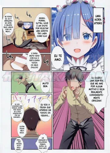 [Gibuchoko] Orenchi ni Tensei Shitekita Rem-rin to Cosplay H (Re:Zero kara Hajimeru Isekai Seikatsu) - Foto 3