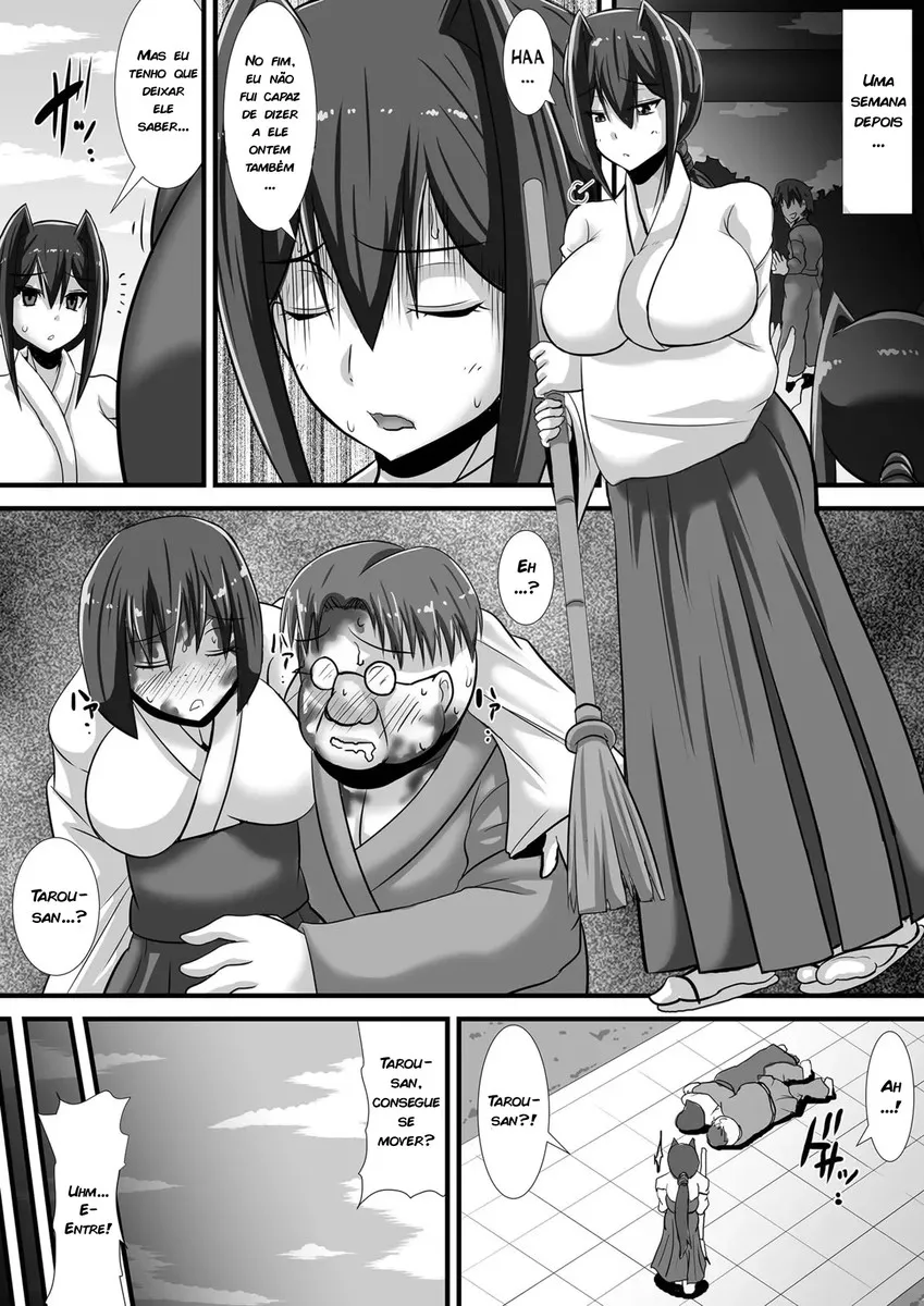 Imagem 46 de 80 - [Haneinu] Kegare no Miko - Manga Hentai
