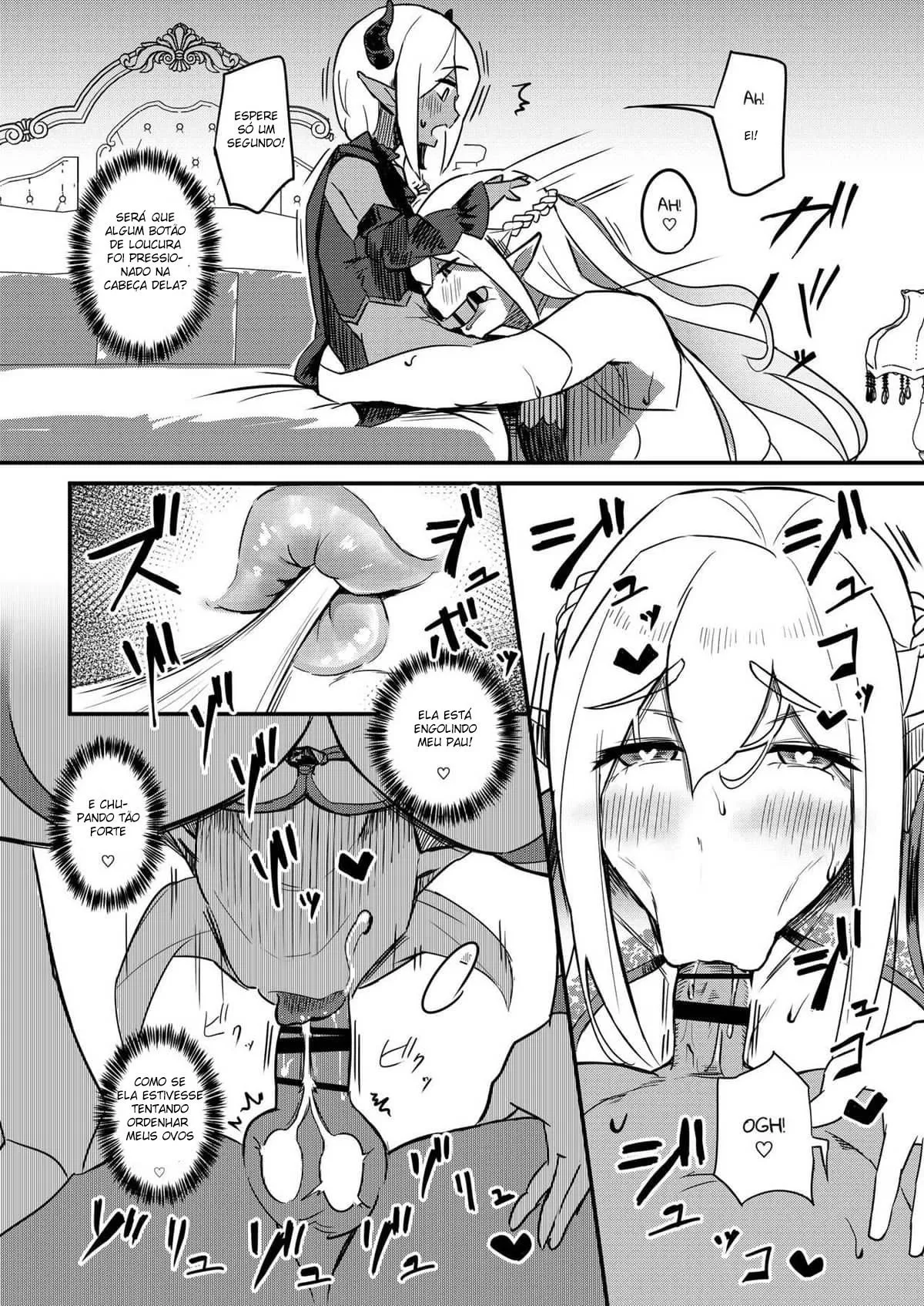 Imagem 11 de 39 - [Ikinari Mojio] Kusozako Sourou Maou wa Chouanzangata no Mucchi Muchi Elf Mama ni Makeppanashi - Manga Hentai