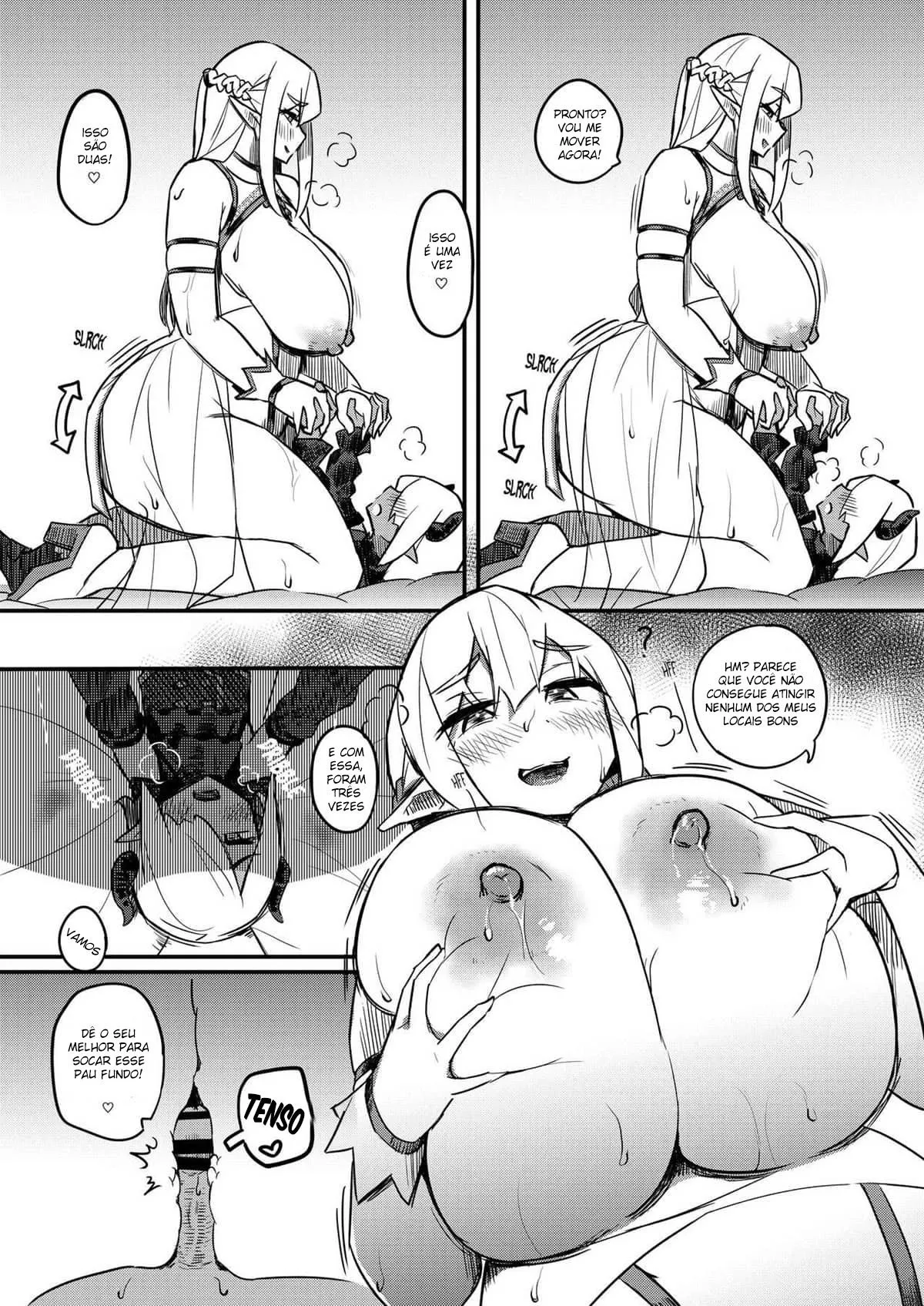 Imagem 21 de 39 - [Ikinari Mojio] Kusozako Sourou Maou wa Chouanzangata no Mucchi Muchi Elf Mama ni Makeppanashi - Manga Hentai