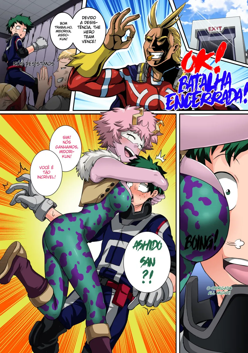 Imagem 3 de 57 - [Juna Juna Juice] Boku no Harem Academia 4-wa Koakuma no Itazura (Boku no Hero Academia) - Manga Hentai