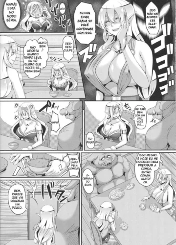 [Kazuhiro] Elfas Sensuais: Mãe e Filha com um Orc - Foto 15