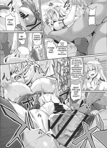 [Kazuhiro] Elfas Sensuais: Mãe e Filha com um Orc - Foto 19