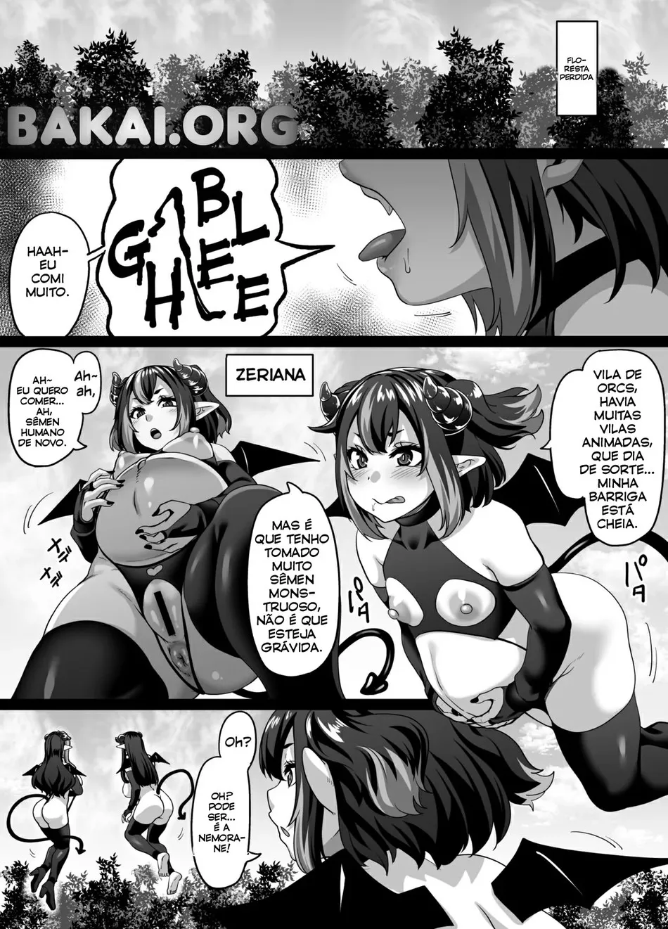 Imagem 2 de 54 - [Kazuhiro] Ueta Succubus Ikka wa Seiheki o Kojirasete iru - Manga Hentai