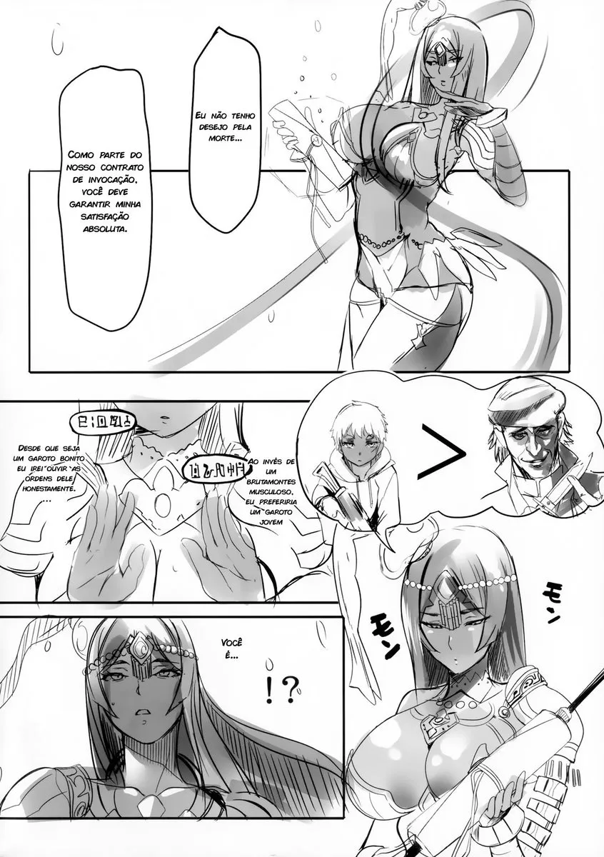 Imagem 3 de 9 - [Marushin] Fuyajou Caster wa Onegai Shitai! (Fate/Grand Order) - Manga Hentai
