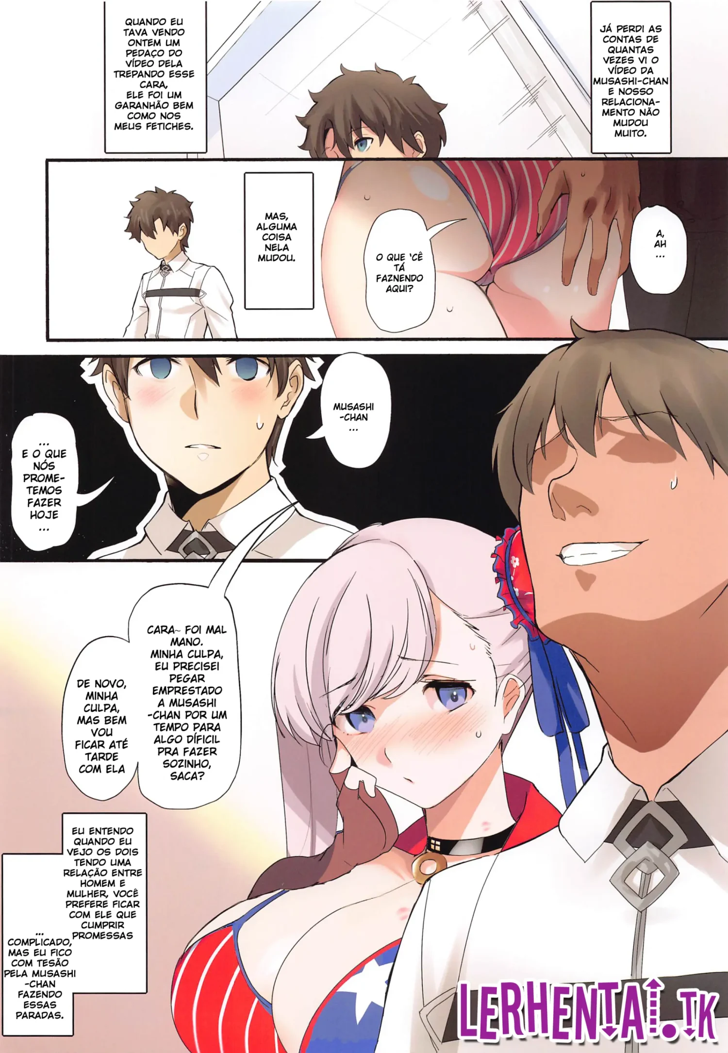 Imagem 20 de 22 - [Marushin] Netorase nanoni Maji ni Nacchau Miyamoto Musashi (Fate/Grand Order) - Manga Hentai
