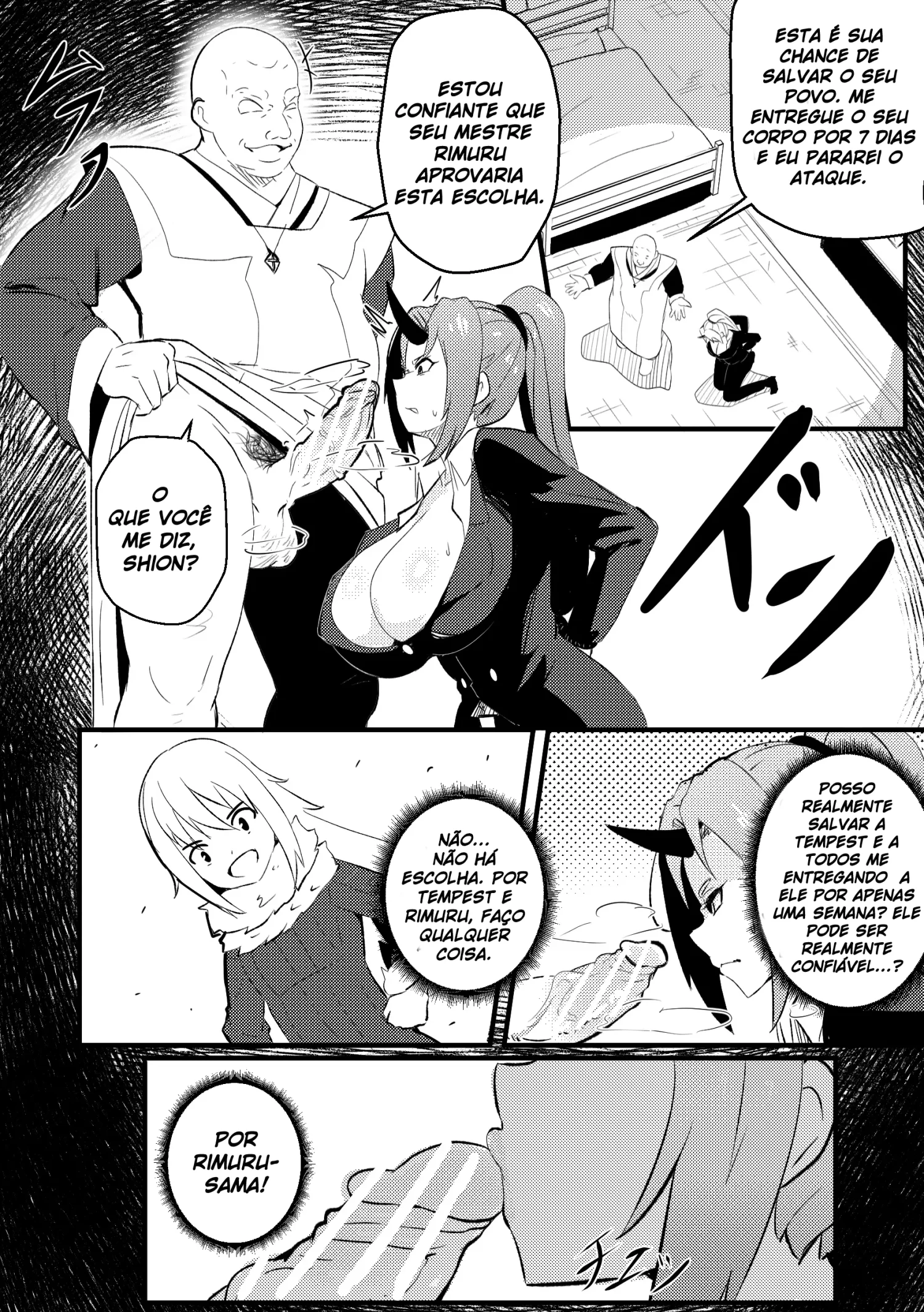 Imagem 3 de 19 - [Merkonig] B-Trayal 50 Shion (Tensei Shitara Slime datta Ken) - Manga Hentai