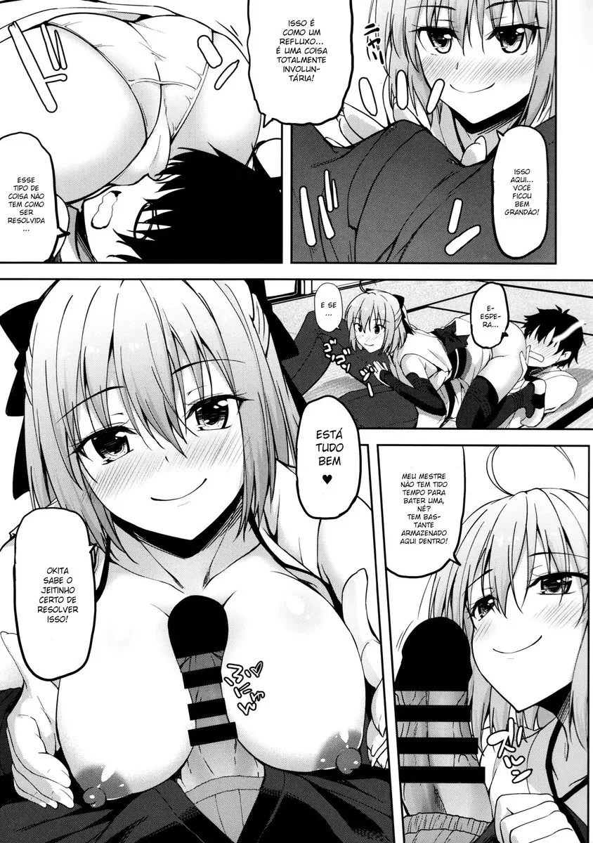 Imagem 8 de 21 - [Akiduki Akina] Okita-San Datte Koi Ga Shitai (Fate/Grand Order) - Manga Hentai