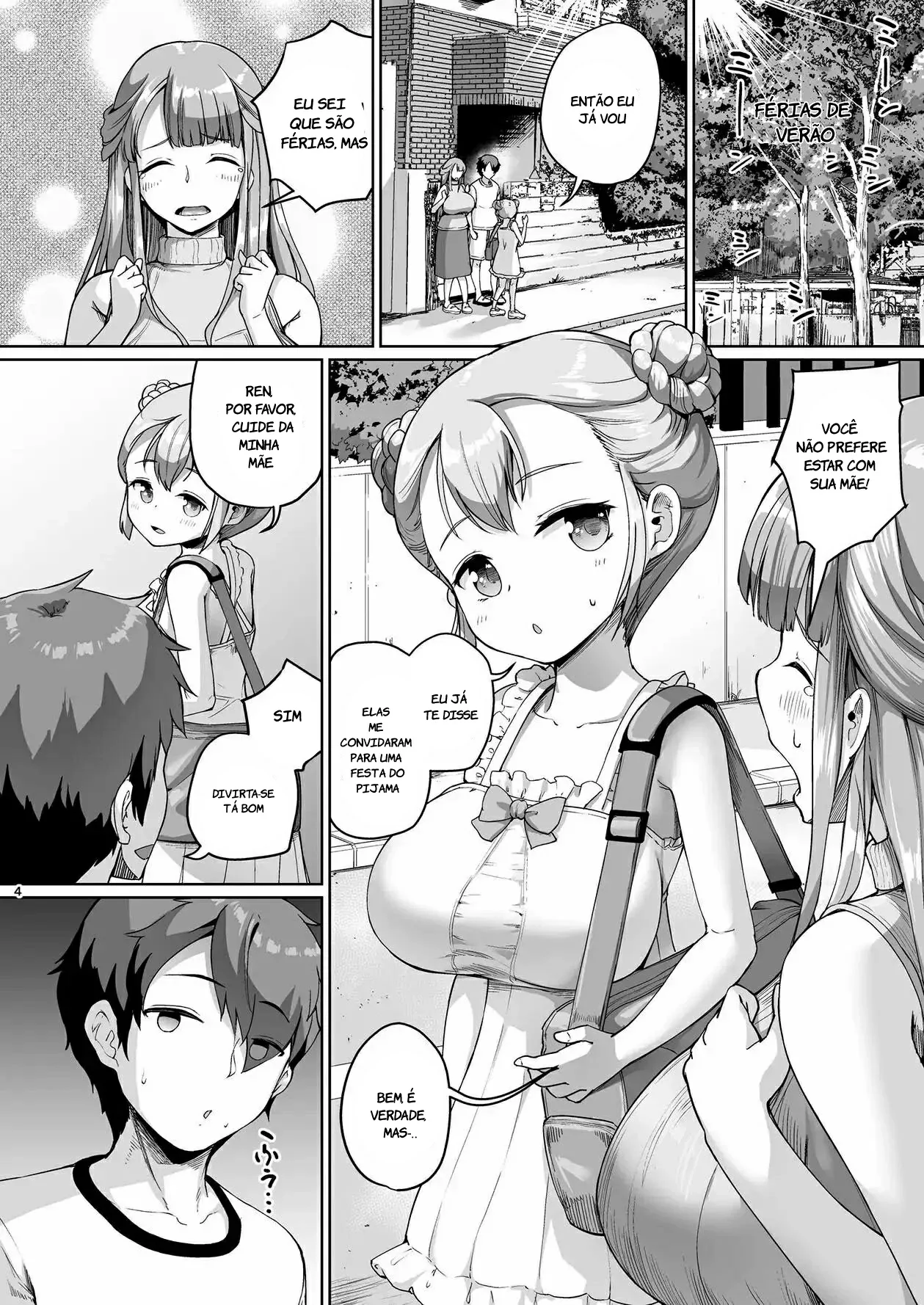 Imagem 2 de 36 - [Shousan Bouzu] Kyonyuu no Oyako ni Osewa ni Nattemasu. ~HaHa Hen~ - Manga Hentai