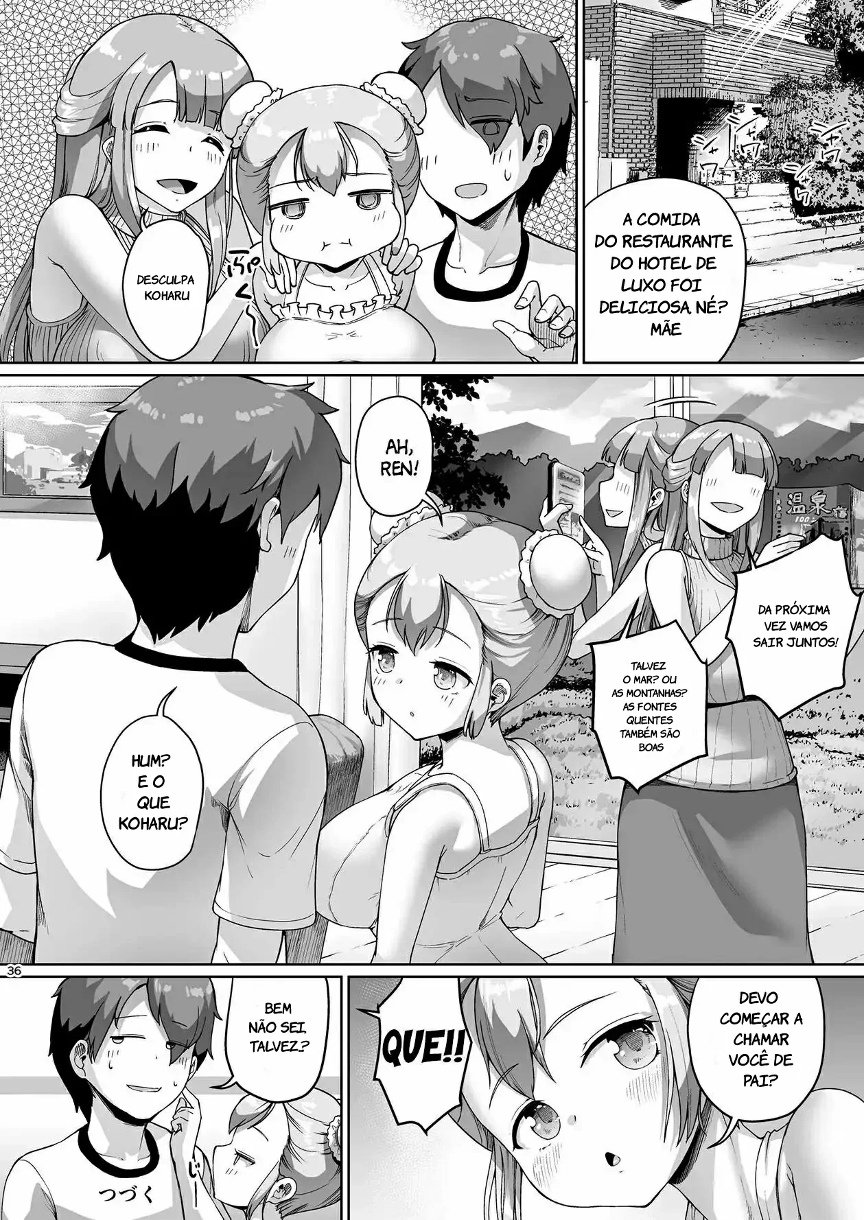 Imagem 34 de 36 - [Shousan Bouzu] Kyonyuu no Oyako ni Osewa ni Nattemasu. ~HaHa Hen~ - Manga Hentai