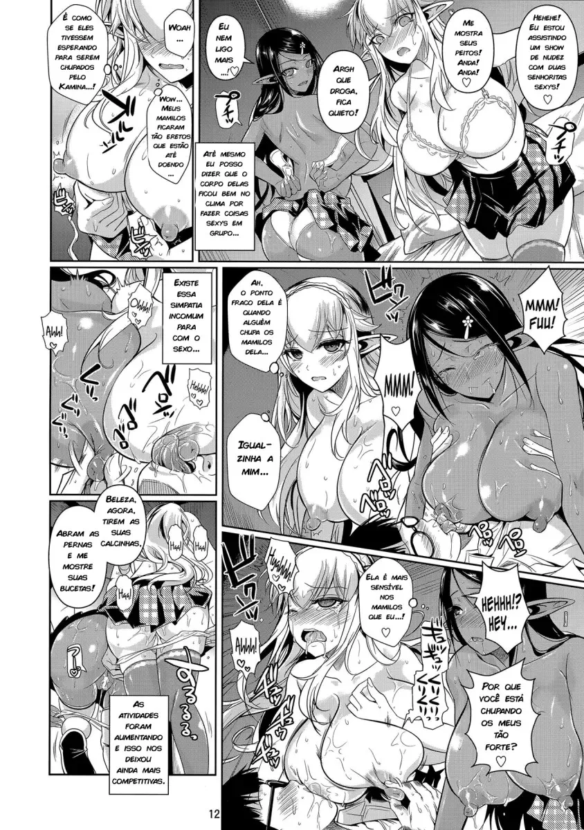 Imagem 11 de 37 - [Fuetakishi] High Elf x High School Shiro x Kuro - Manga Hentai