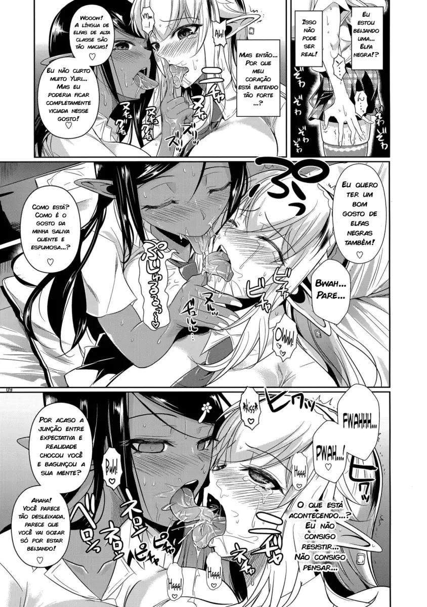 Imagem 8 de 37 - [Fuetakishi] High Elf x High School Shiro x Kuro - Manga Hentai