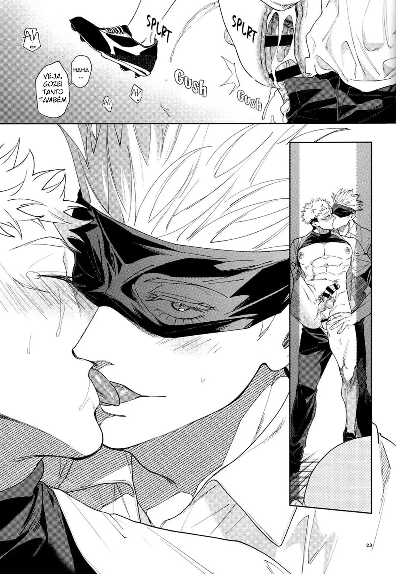 Imagem 22 de 25 - [ccccc] Totsujo Nyuubu Shitekita Danshi ga Erosugite Nanmo okoranai hazu ga naku (Jujutsu Kaisen) - Manga Hentai
