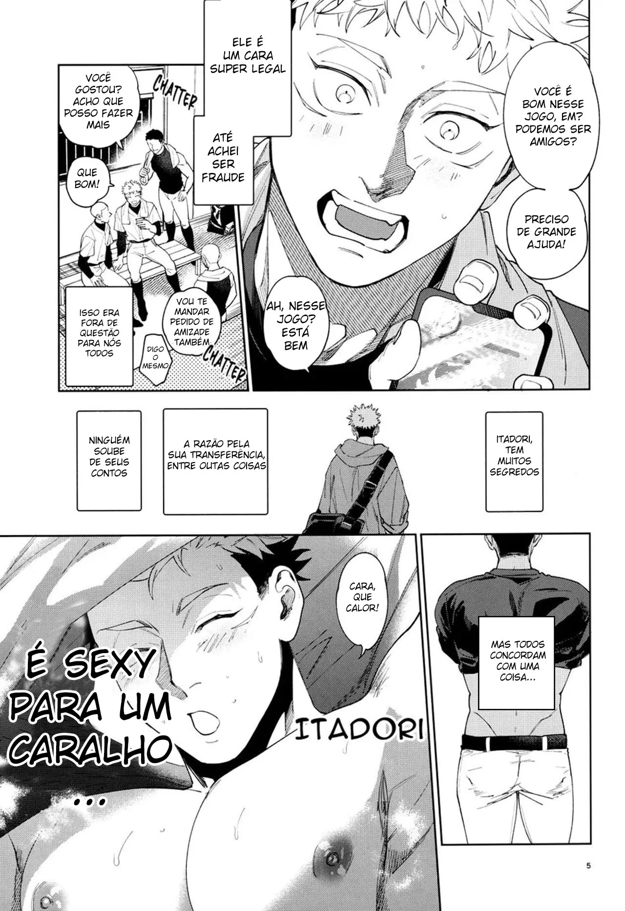 Imagem 4 de 25 - [ccccc] Totsujo Nyuubu Shitekita Danshi ga Erosugite Nanmo okoranai hazu ga naku (Jujutsu Kaisen) - Manga Hentai