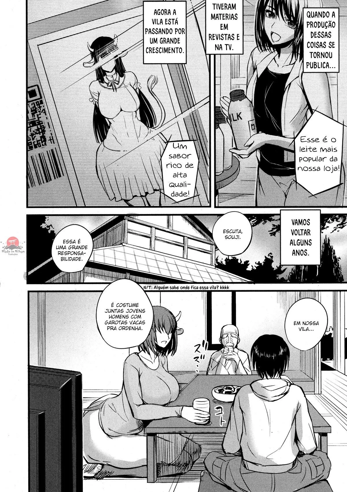 Imagem 2 de 26 - [Nishi Shizumu] Ushionna no Chichi Massage - Manga Hentai
